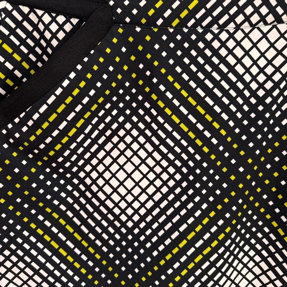 EP Pro Golf Skort Size 6 Black White Geometric Lime Green Athletic Skirt - Picture 2 of 10